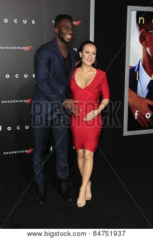 LOS ANGELES - FEB 24:  Prince Amukamara, Pilar Davis at the 