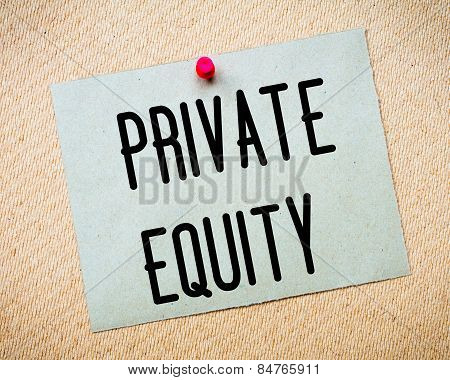 Private Equity Message