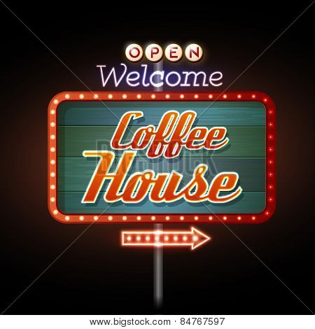 Neon Sign Coffee House