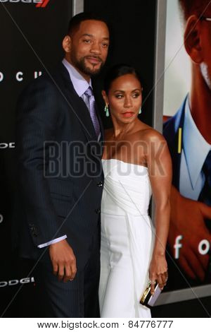 LOS ANGELES - FEB 24:  Will Smith, Jada Pinkett Smith at the 