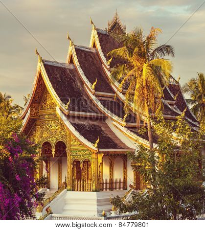 Buddhist temple in Luang Prabang,Laos