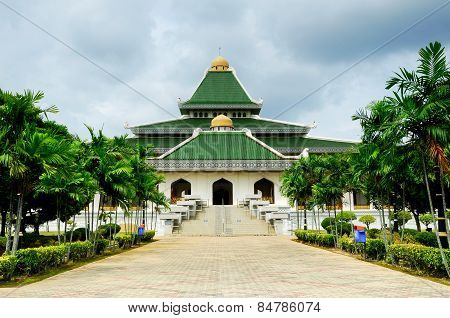 Al Azim Mosque in Malacca, Malaysia