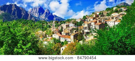 Evisa - beautiful mountain village in Corsica