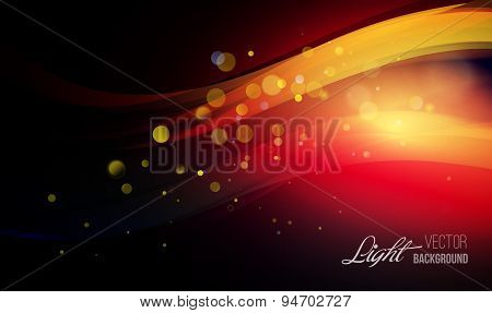 Abstract background with light.