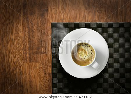 Dampende varm Espresso