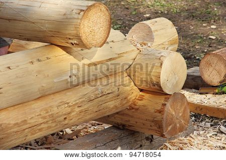Sample Loghouse Construction Detail.