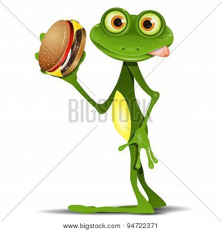Frog And Cheeseburger