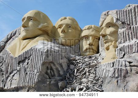 Mount Rushmore at Legoland Resort