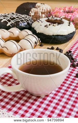 Doughnut Or Donut Coffee Break