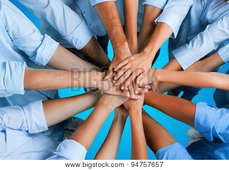 Human Hand, Teamwork, People.