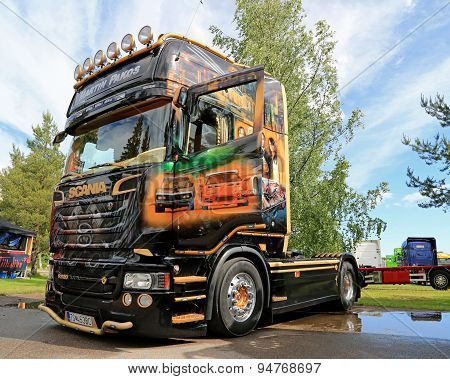 Scania R620 V8 Truck Of Martin Pakos At Riverside Truck Meeting 2015