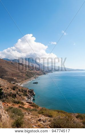 Palm Beach In Preveli