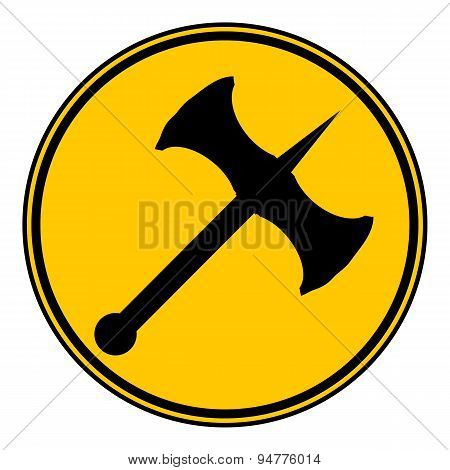 Battle Axe Button.