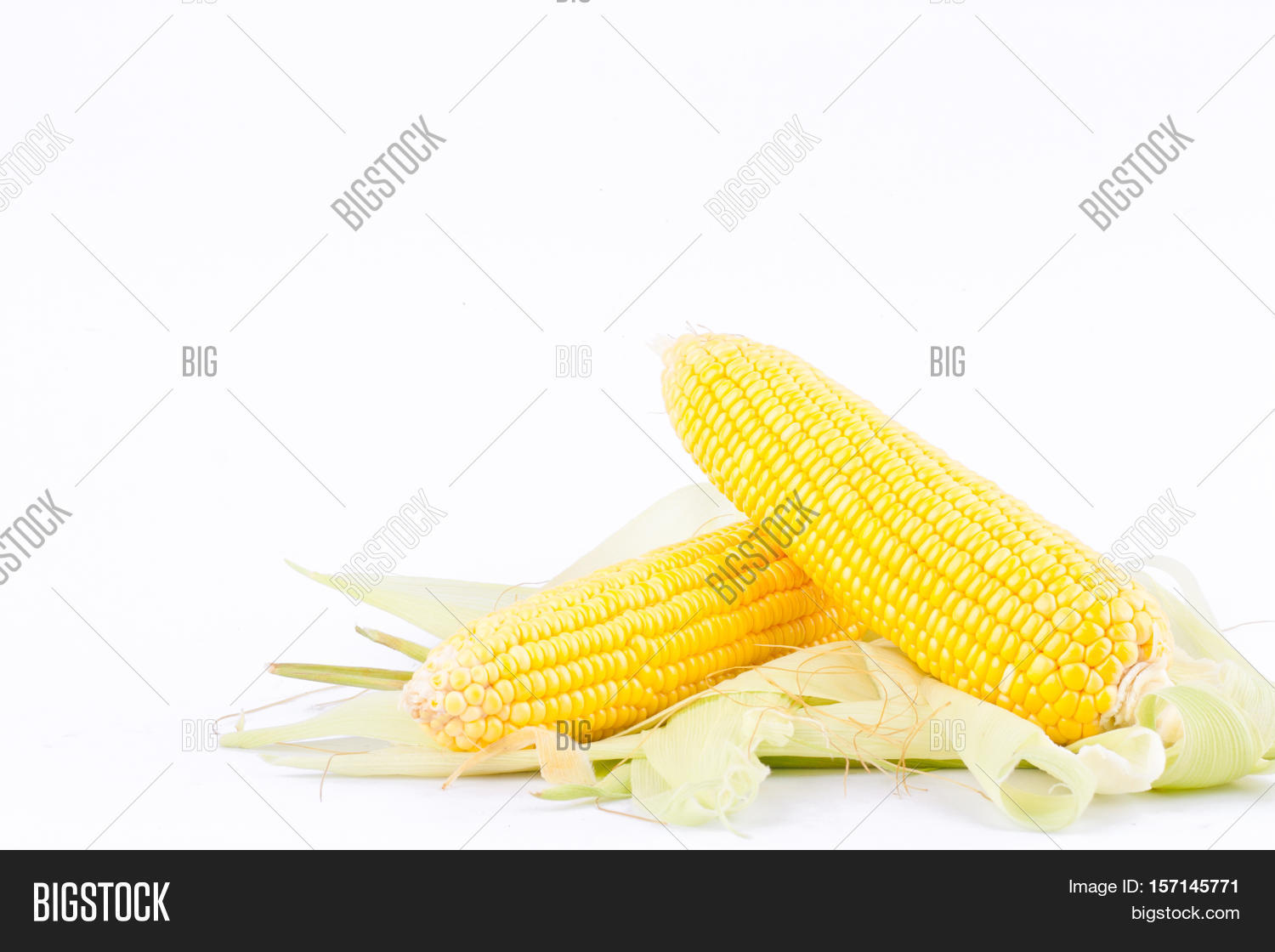 Ear Sweet Corn On Cobs Image & Photo (Free Trial) Bigstock