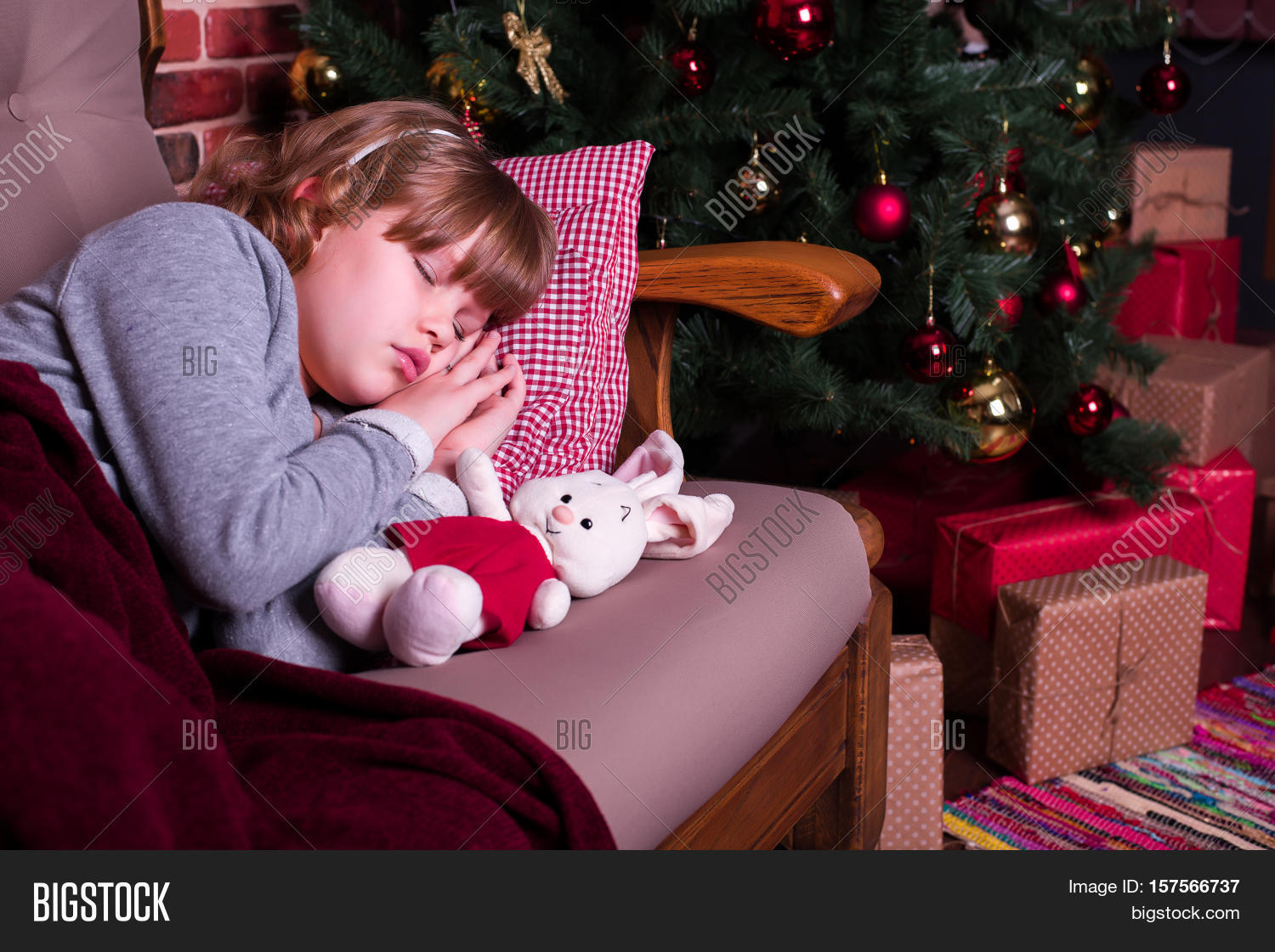 Girl Sleeping Under Image & Photo (Free Trial) Bigstock