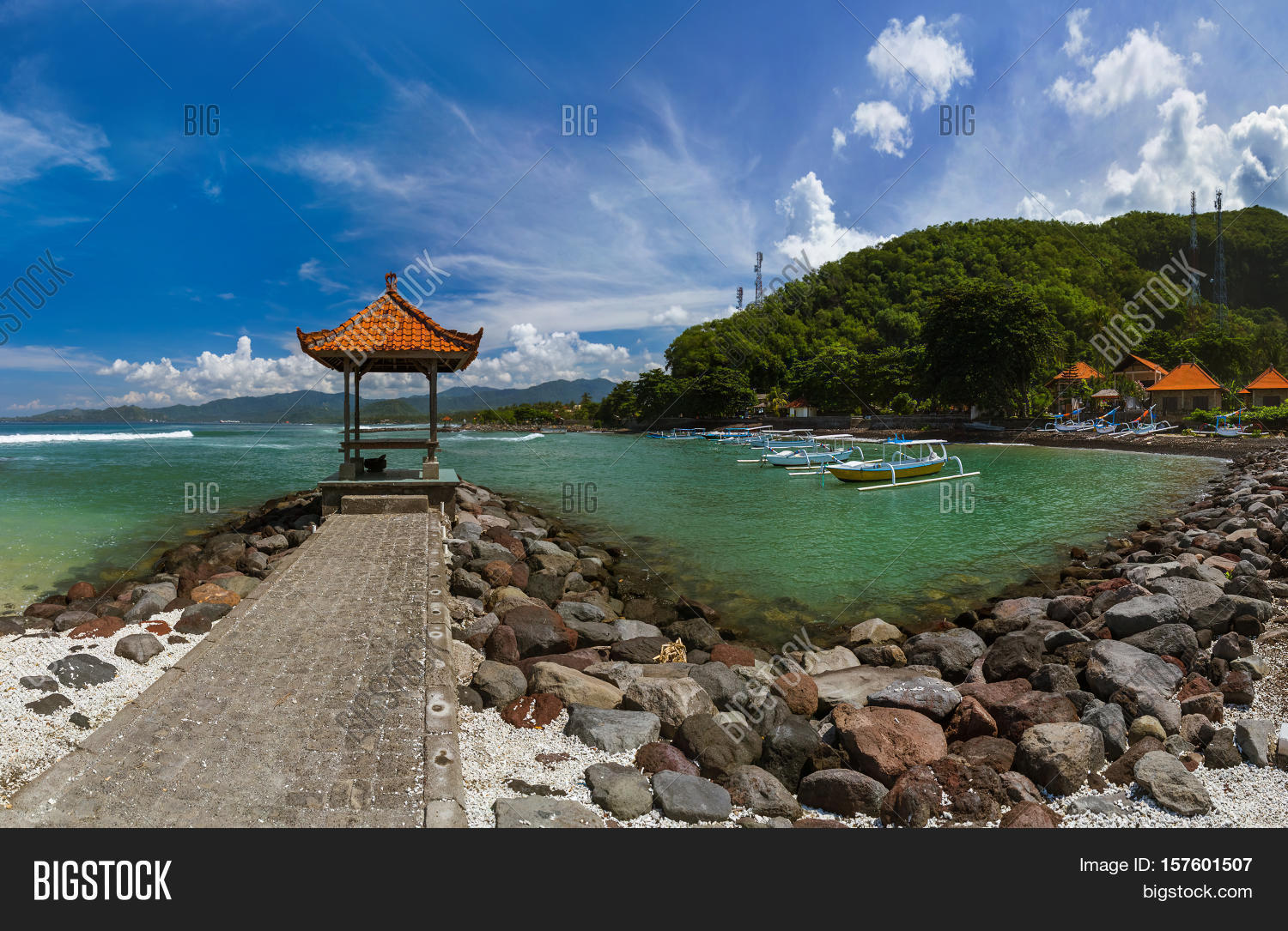 Candidasa Beach - Bali Image & Photo (Free Trial) | Bigstock