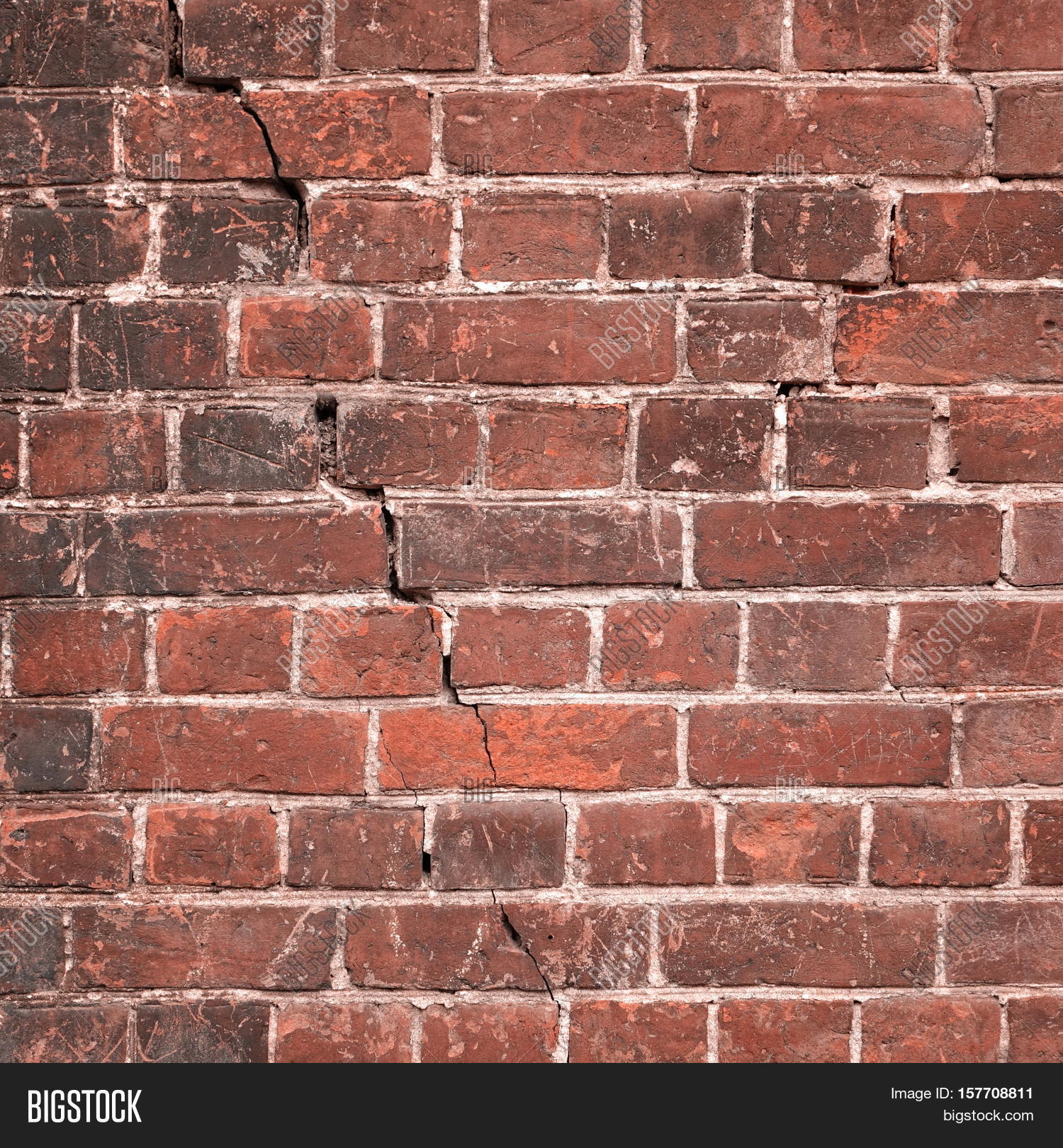 Old Red Brick Wall Image & Photo (Free Trial) Bigstock