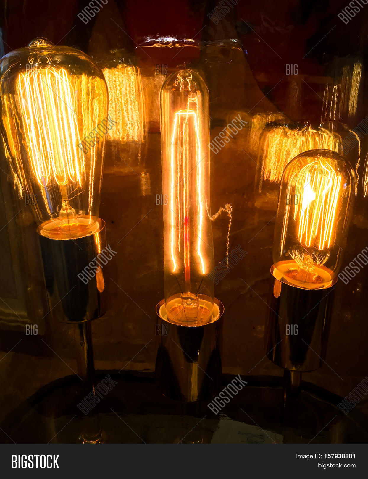 Orange Light Bulbs Image & Photo (Free Trial) Bigstock