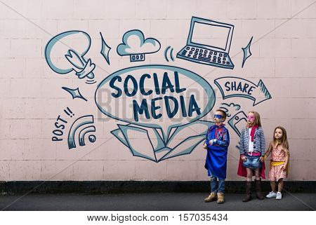 Social Media Internet Technology Concept