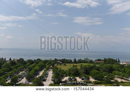 the beautiful Largo di Garda in Italy