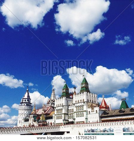 Izmaylovo kremlin in Moskow in the summer