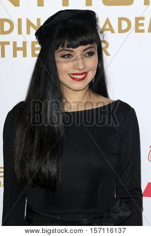 LAS VEGAS - NOV 16:  Mon Laferte at the 2016 Latin Recording Academy Person of the Year at MGM Grand Garden Arena on November 16, 2016 in Las Vegas, NV