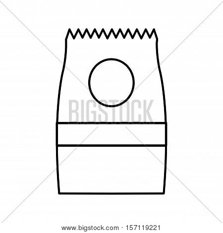 bag animal food isolated icon vector illustration design