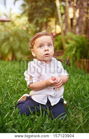 Surpised Small Boy