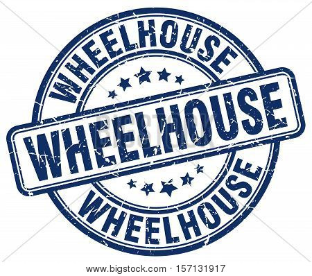 wheelhouse. stamp. square. grunge. vintage. isolated. sign