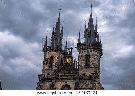 the old Town of Prague Czech Republic