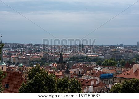 the old Town of Prague Czech Republic
