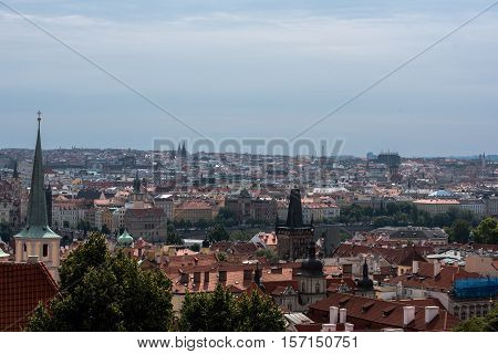 the old Town of Prague Czech Republic
