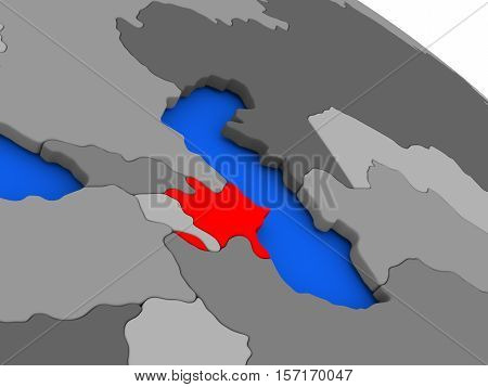 Azerbaijan In Red