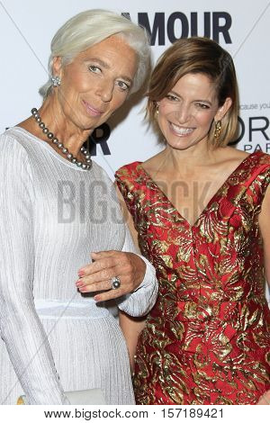 LOS ANGELES - NOV 14:  Christine Lagarde, Cindi Leive at the Glamour Women Of The Year 2016 at NeueHouse Hollywood on November 14, 2016 in Los Angeles, CA