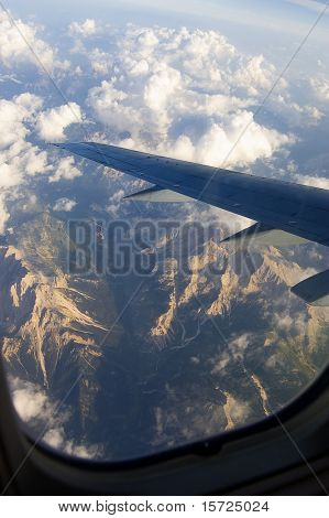 I flygplan
