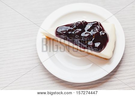 A Blueberry Cheese Pie.