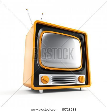 Şık retro TV. Daha fazla TV benim portföy.