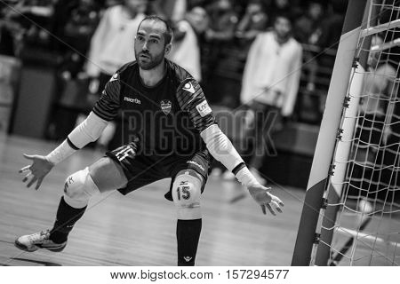 VALENCIA, SPAIN - NOVEMBER 8th: Yeray during Spanish King Cup match between Levante UD FS and FC Barcelona at Cabanyal Stadium on November 8, 2016 in Valencia, Spain