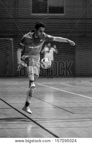 VALENCIA, SPAIN - NOVEMBER 8th: Aicardo during Spanish King Cup match between Levante UD FS and FC Barcelona at Cabanyal Stadium on November 8, 2016 in Valencia, Spain