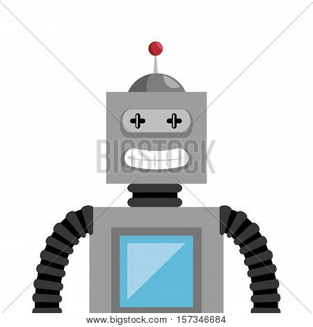 robot toy kid isolated icon vector illustration design