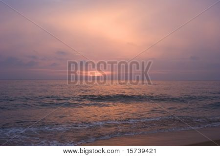 Belo pôr do sol