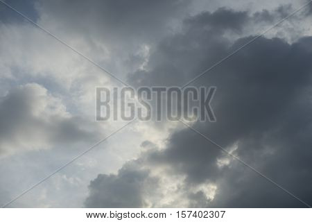 background of soft clouds in blue sky