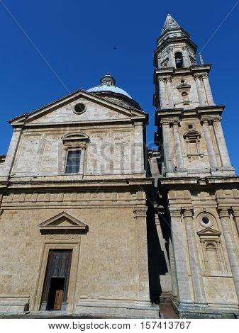 The Sanctuary Of The Madonna Di San Biagio Montepulciano TuscanyItaly