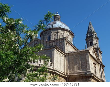 The Sanctuary Of The Madonna Di San Biagio Montepulciano TuscanyItaly