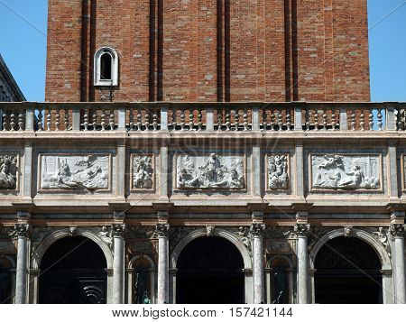 The bas-reliefs from Loggetta Sansovino - Venice