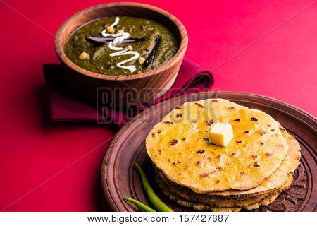 makki di roti and sarson ka saag, famous north indian food