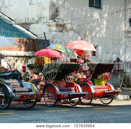 Streets In Historical Georgetown, Malaysia