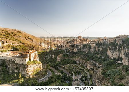 Cuenca (Castilla-La Mancha Spain) the famous casas colgadas Unesco World Heritage SIte