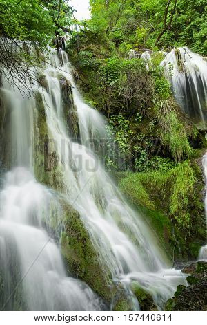 Krushunski waterfalls during the spring, Krushuna village, Bulgaria