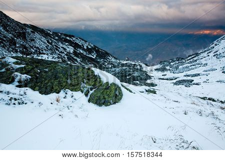 Rodna Mountains in early winter, Transylvania - Romania